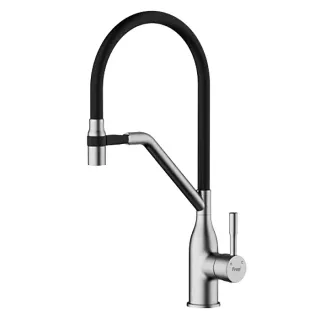 Смеситель для кухни Frap F4497-9 оружейная сталь